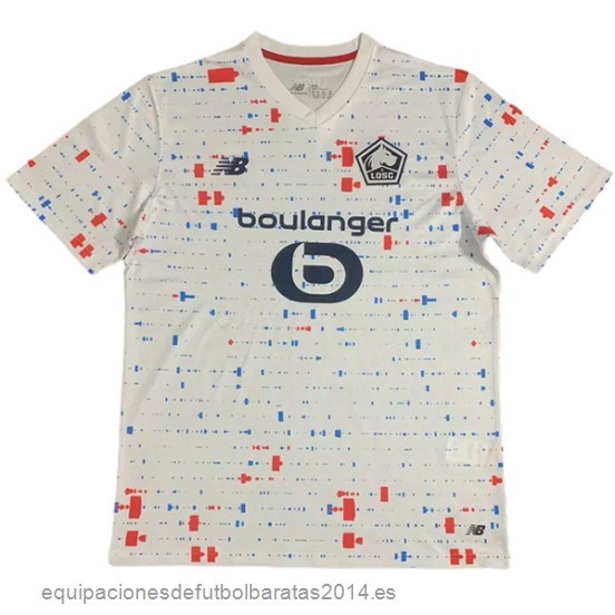 Nuevo Tailandia 2ª Camiseta Lille 23/24 Blanco Baratas